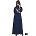 Chic style Abaya- Navy blue
